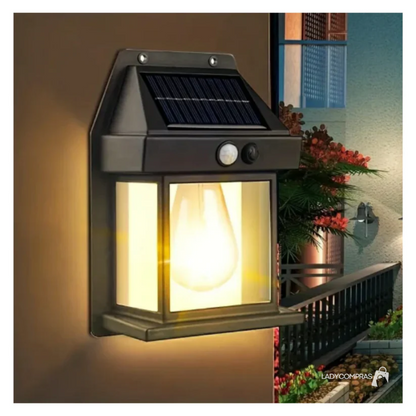 Farol Solar De Pared + Sensor Movimiento