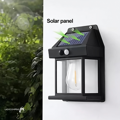 Farol Solar De Pared + Sensor Movimiento